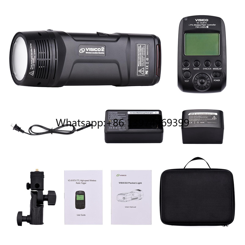 Photography Still Life Lighting - Flash de bolso portátil de 200W