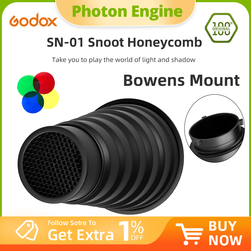 Photography Lighting Type - GODOX SN-01 Bowens Snoot Grande para
