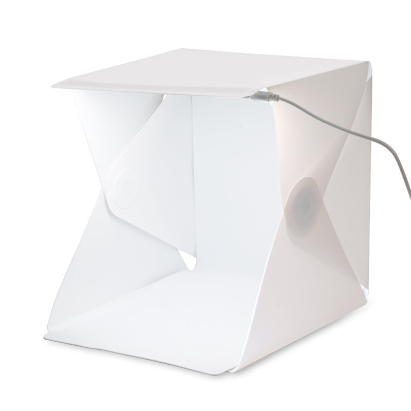 Photography Lighting Kit With Backdrop - Estúdio Fotográfico Portátil Mini com Fundo