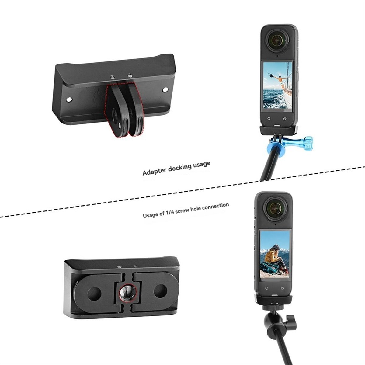 Insta360 Camera X4 - Adaptador A73T para Câmeras Insta360 X5