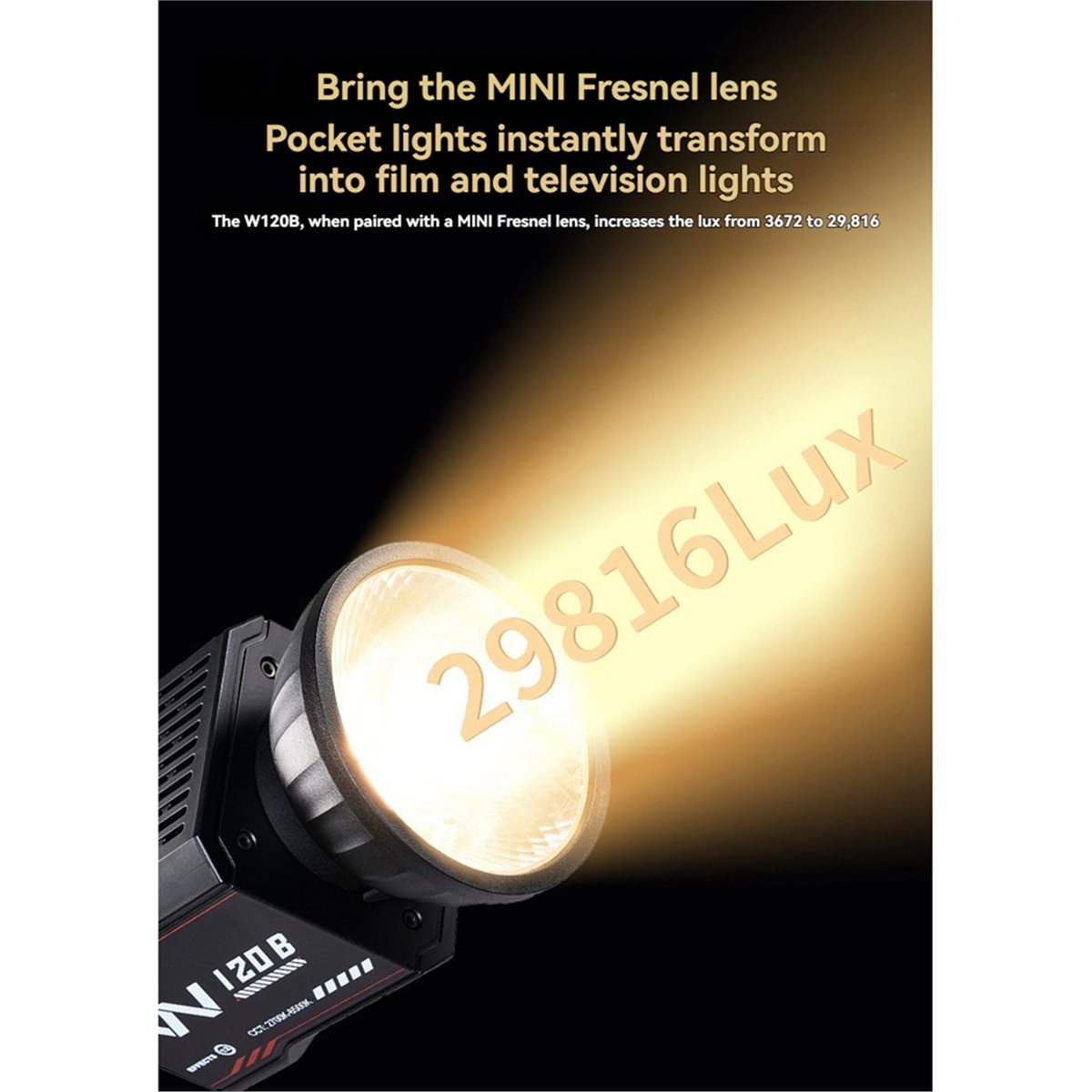 Fresnel Lens Attachment - Lente Fresnel Mini A49T -80 com