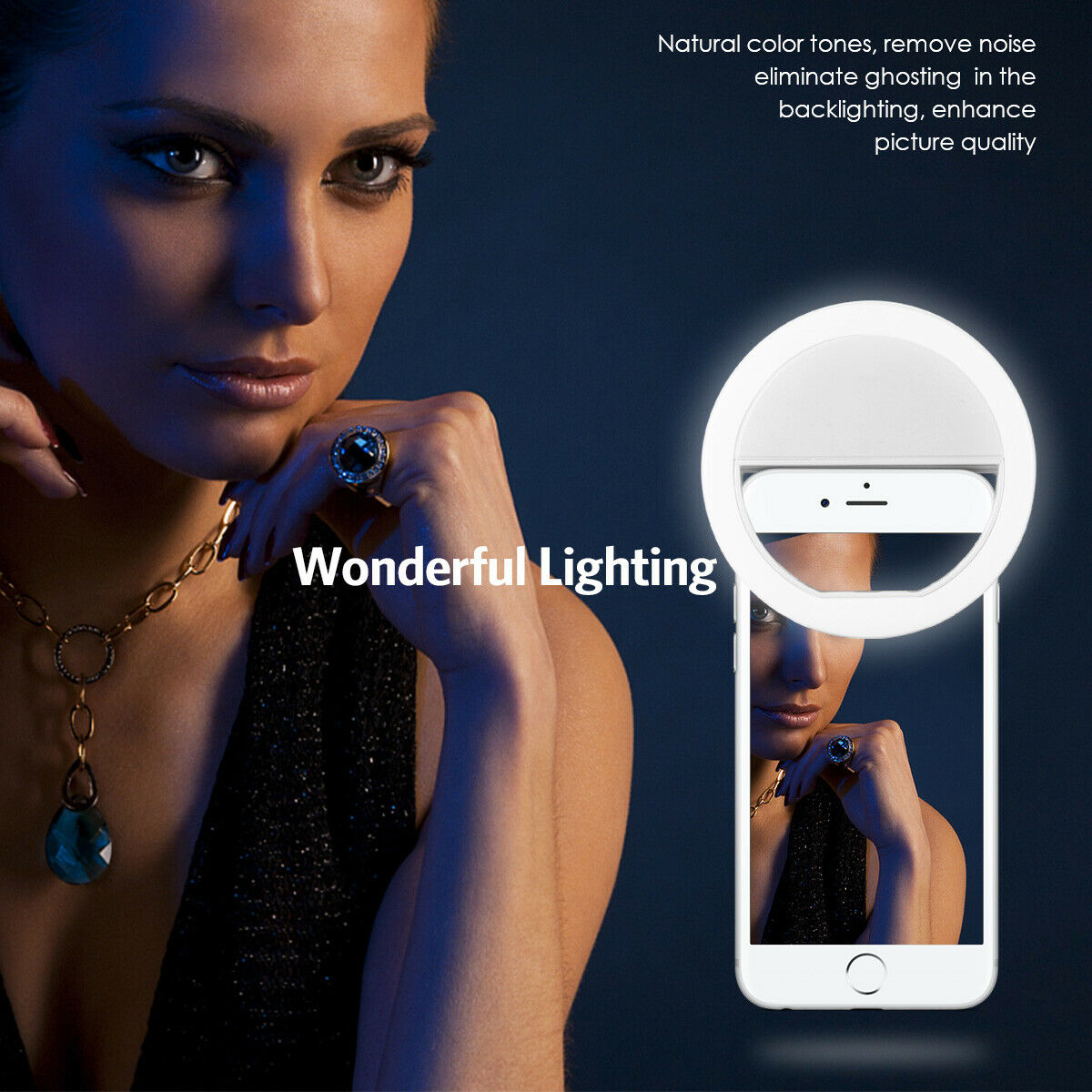 Photography Lighting Patterns - Anel de Luz LED para Selfie
