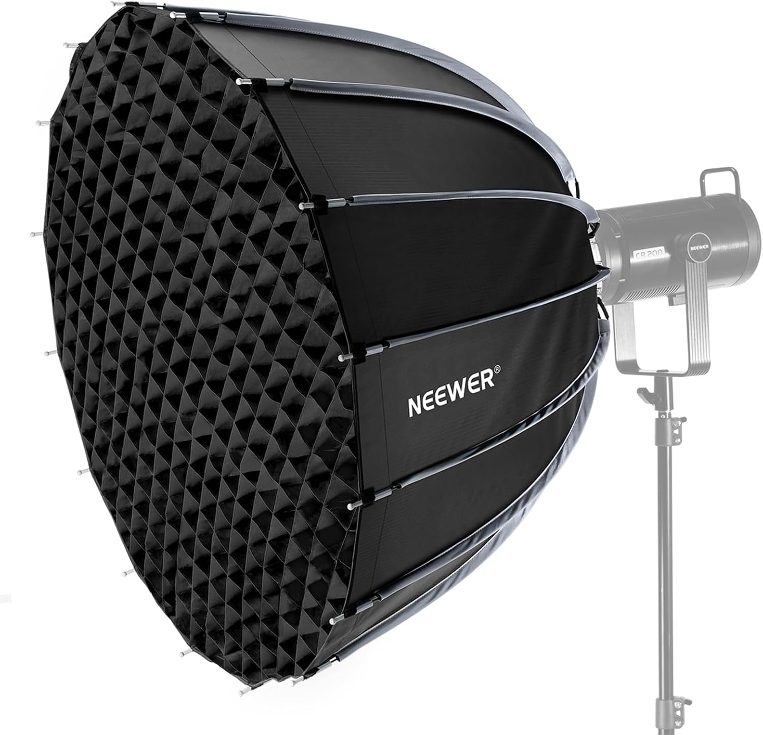 Photography Lighting Diffuser - Softbox Parabólico com Montagem Bowens, Kit