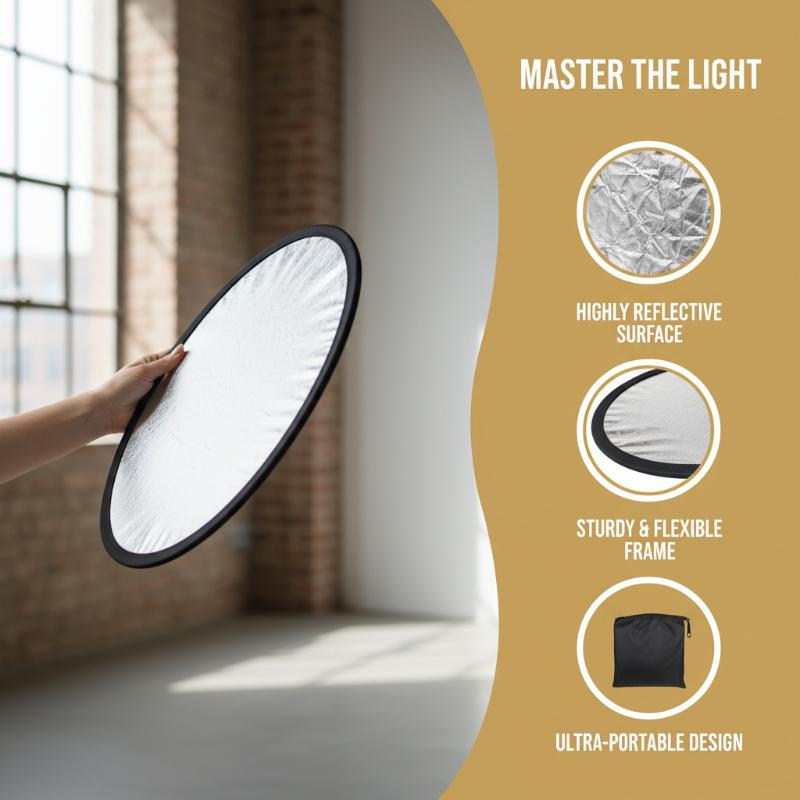 Photography Lighting Diffuser - Refletor Fotográfico Redondo 5 em 1,