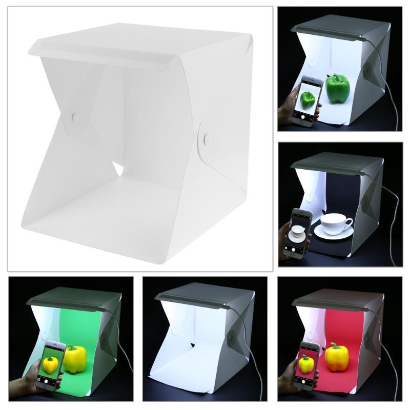 【C】Caixa de Luz LED Portátil p - Photography Lighting Setup avaliação e preço