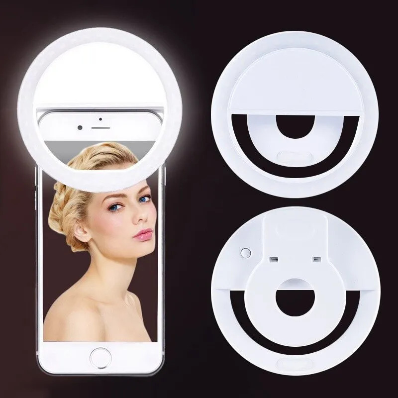USB recarregável LED Selfie Ri - Photography Lighting Patterns avaliação e preço