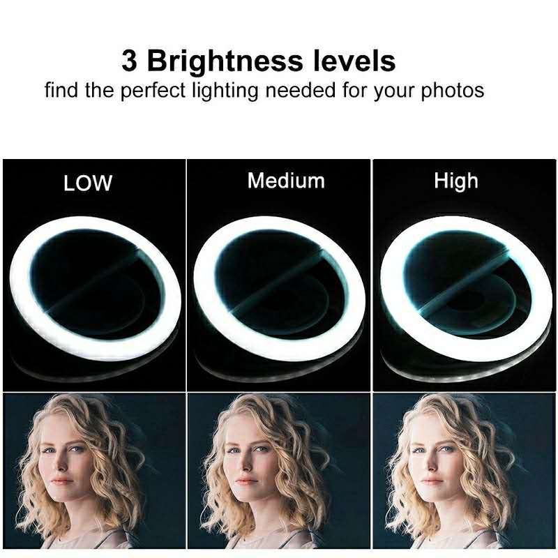 Anel de luz led com 3 modos de - Photography Lighting Patterns avaliação e preço