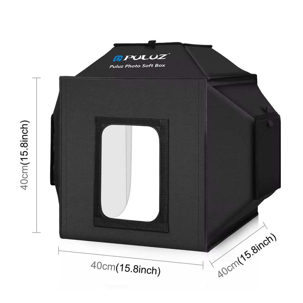 40cm dobrável fotografia estúd - Photography Lighting Kit With Backdrop avaliação e preço