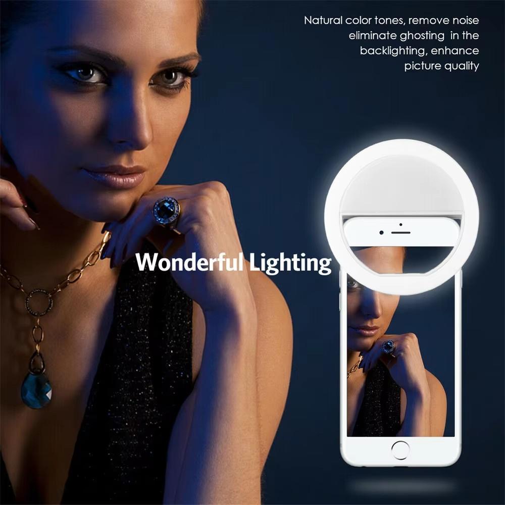 Anel de Luz para Selfie Recarr - Photography Lighting Patterns avaliação e preço