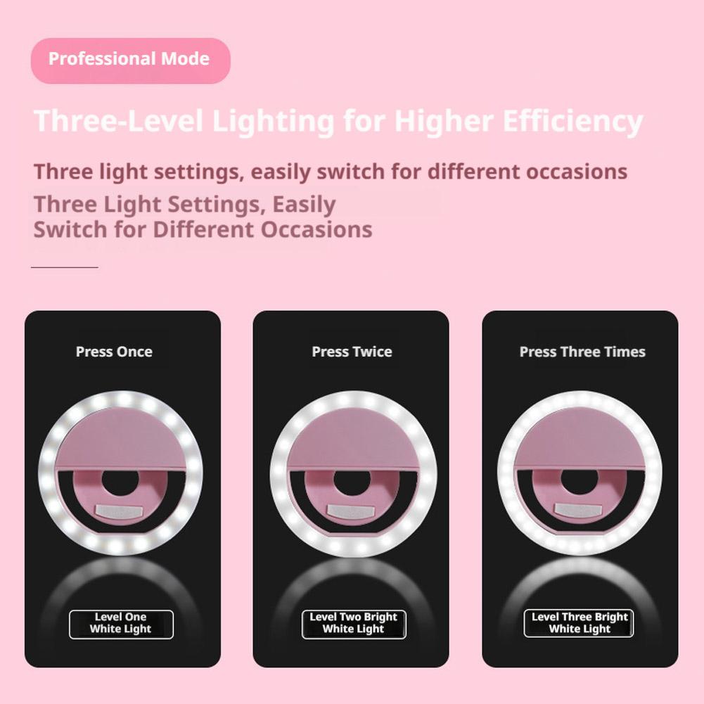 Anel de Luz para Selfie Recarr - Photography Lighting Patterns avaliação e preço