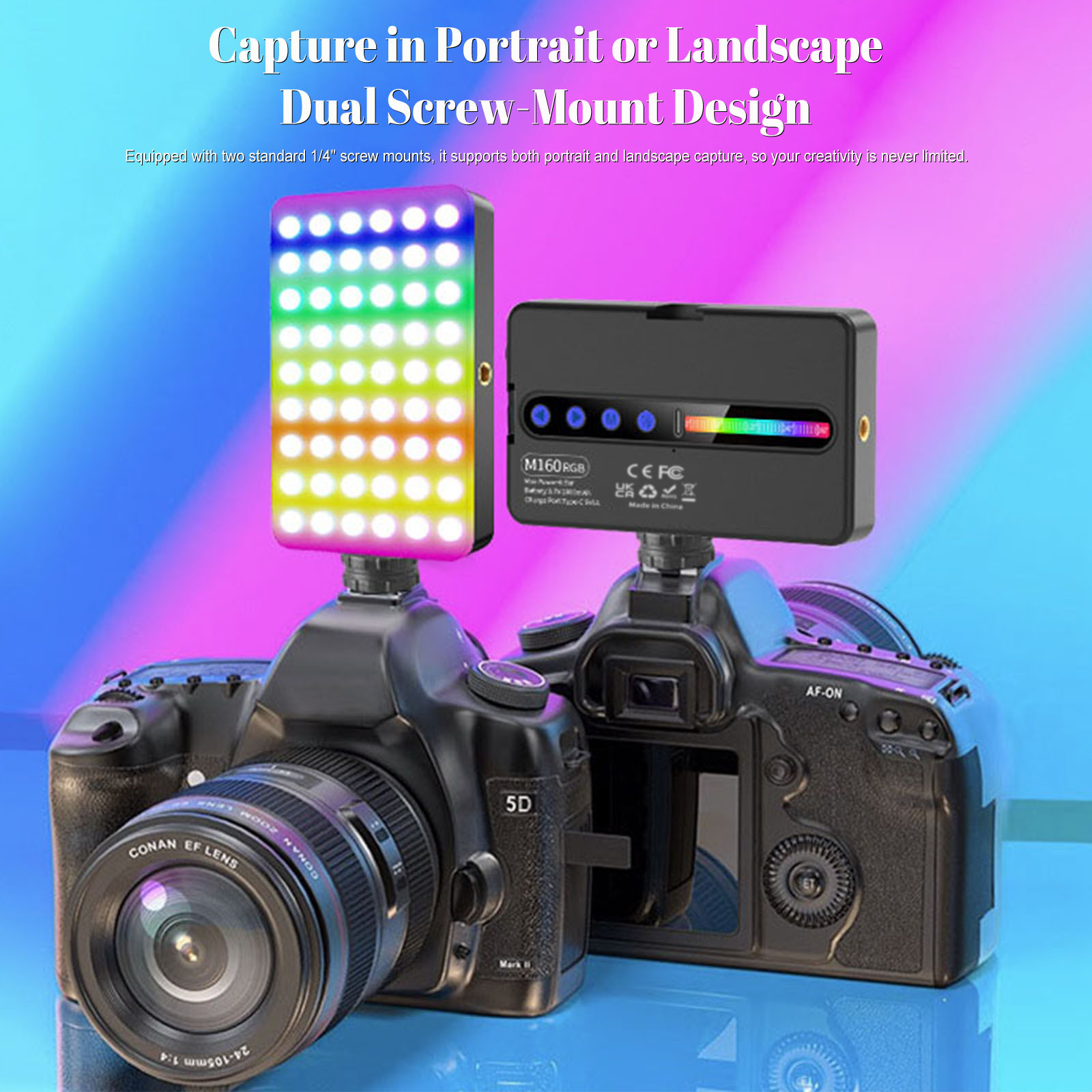 Luz de Vídeo LED RGB 6.5W 2700 - Photography Lighting Type avaliação e preço