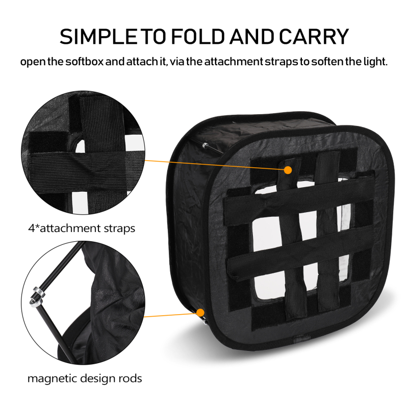 Mini difusor dobrável portátil - Photography Lighting Diffuser avaliação e preço