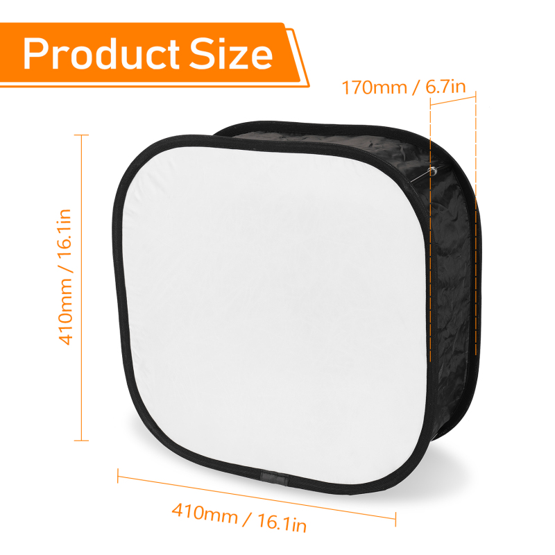 Mini difusor dobrável portátil - Photography Lighting Diffuser avaliação e preço