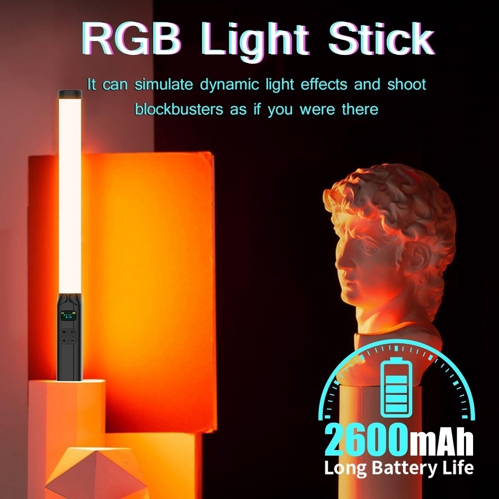 Tubo de varinha RGB portátil,  - Photography Lighting Type avaliação e preço