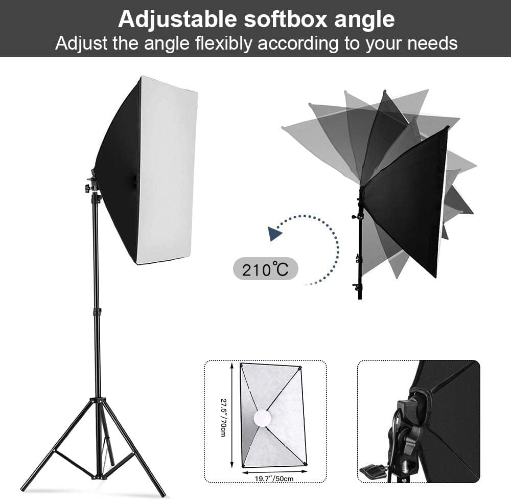 Kit de Iluminação Softbox para - Photography Lighting Setup avaliação e preço
