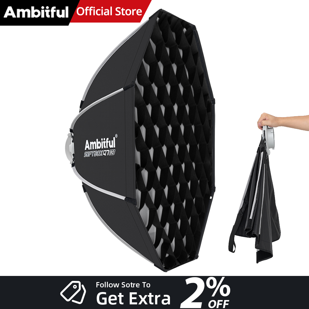 AMBITFUL Q7II 55/65/90cm Softb - Photography Lighting Diffuser avaliação e preço