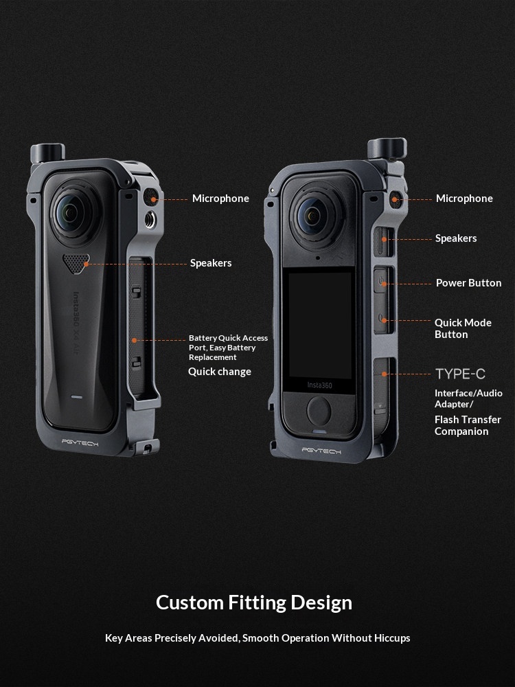 PGYTECH Gaiola de Câmera para  - Insta360 Camera X4 avaliação e preço