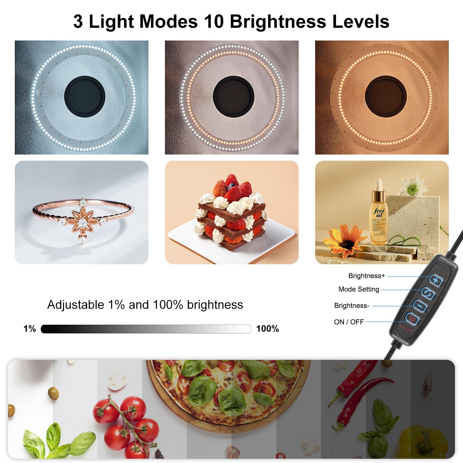 PULUZ 50cm Ring Light Portátil - Photography Lighting Type avaliação e preço