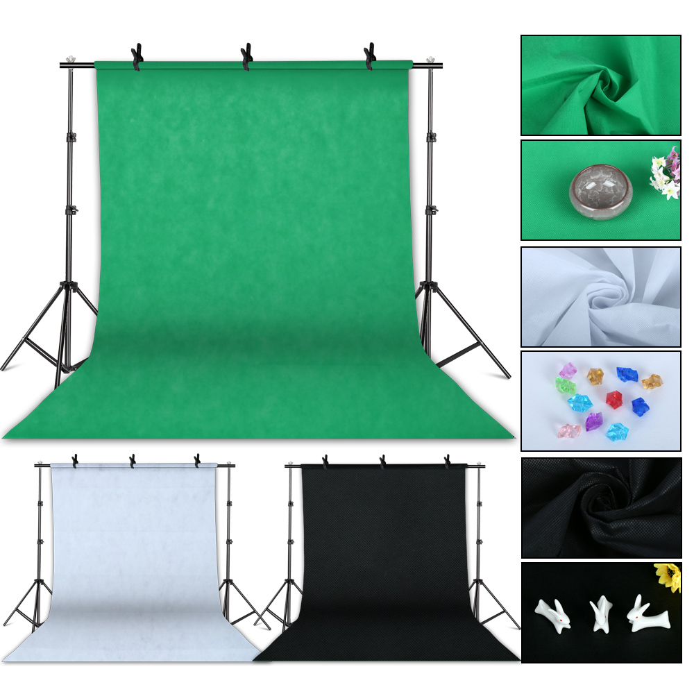 Kit de Iluminação para Estúdio - Photography Lighting Kit With Backdrop avaliação e preço