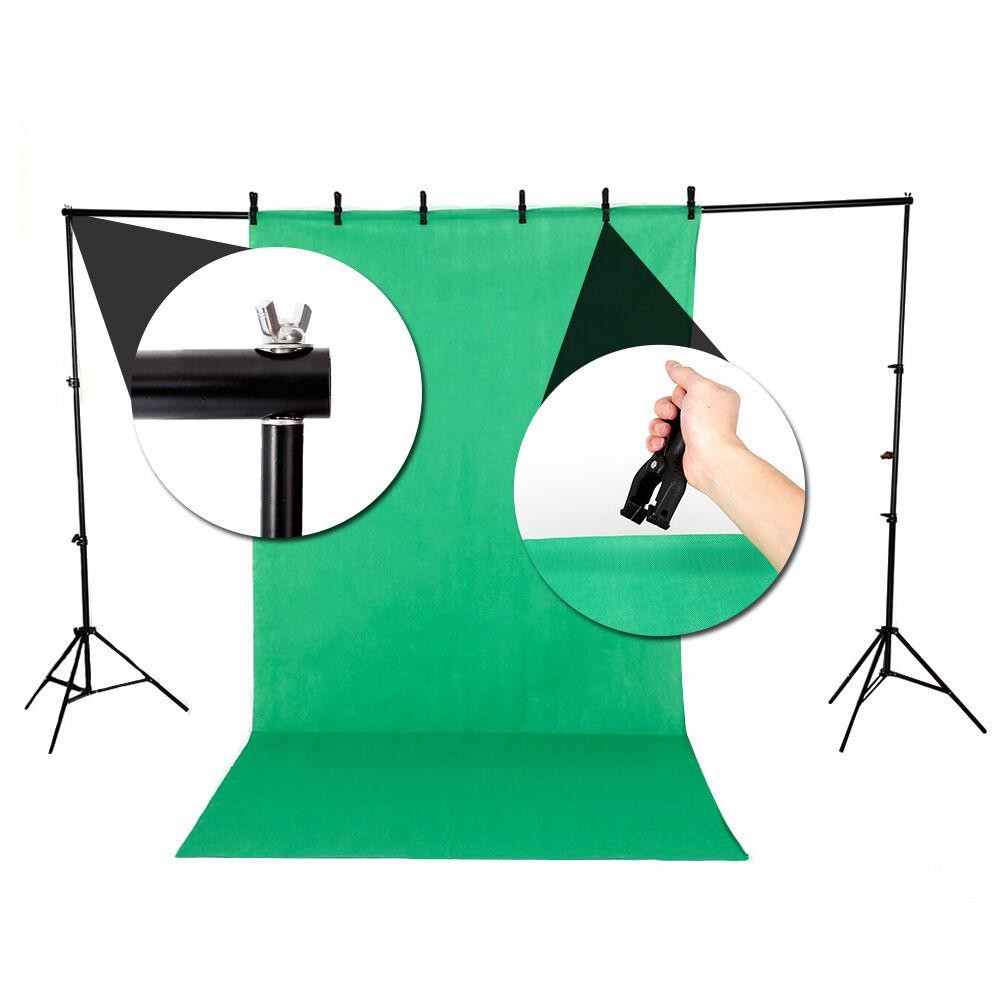 Kit de Iluminação para Estúdio - Photography Lighting Kit With Backdrop avaliação e preço